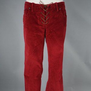 Vintage Tilt Stretch Jeans Red Flare Size 7